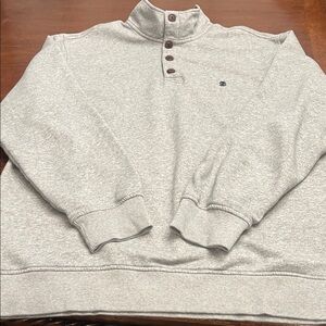Men's Light Gray Turtleneck Sweater